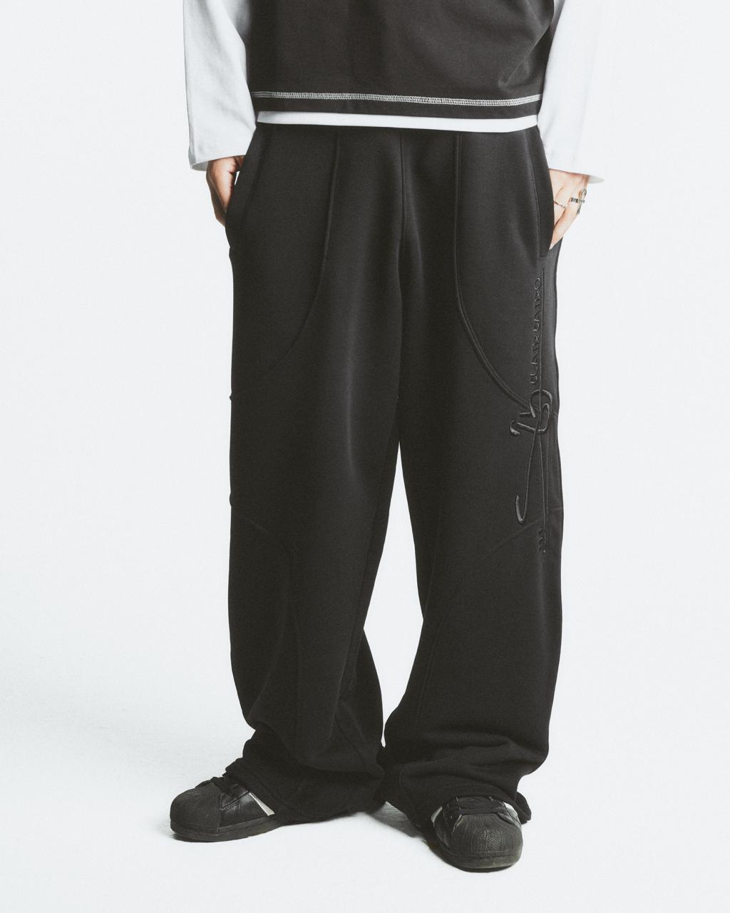 SIN Signature Sweatpants in Black