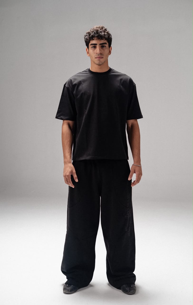SIN Signature Sweatpants in Black